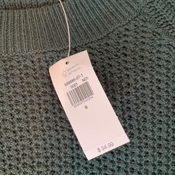 Old navy green knitted sweater - Picture 3 of 4